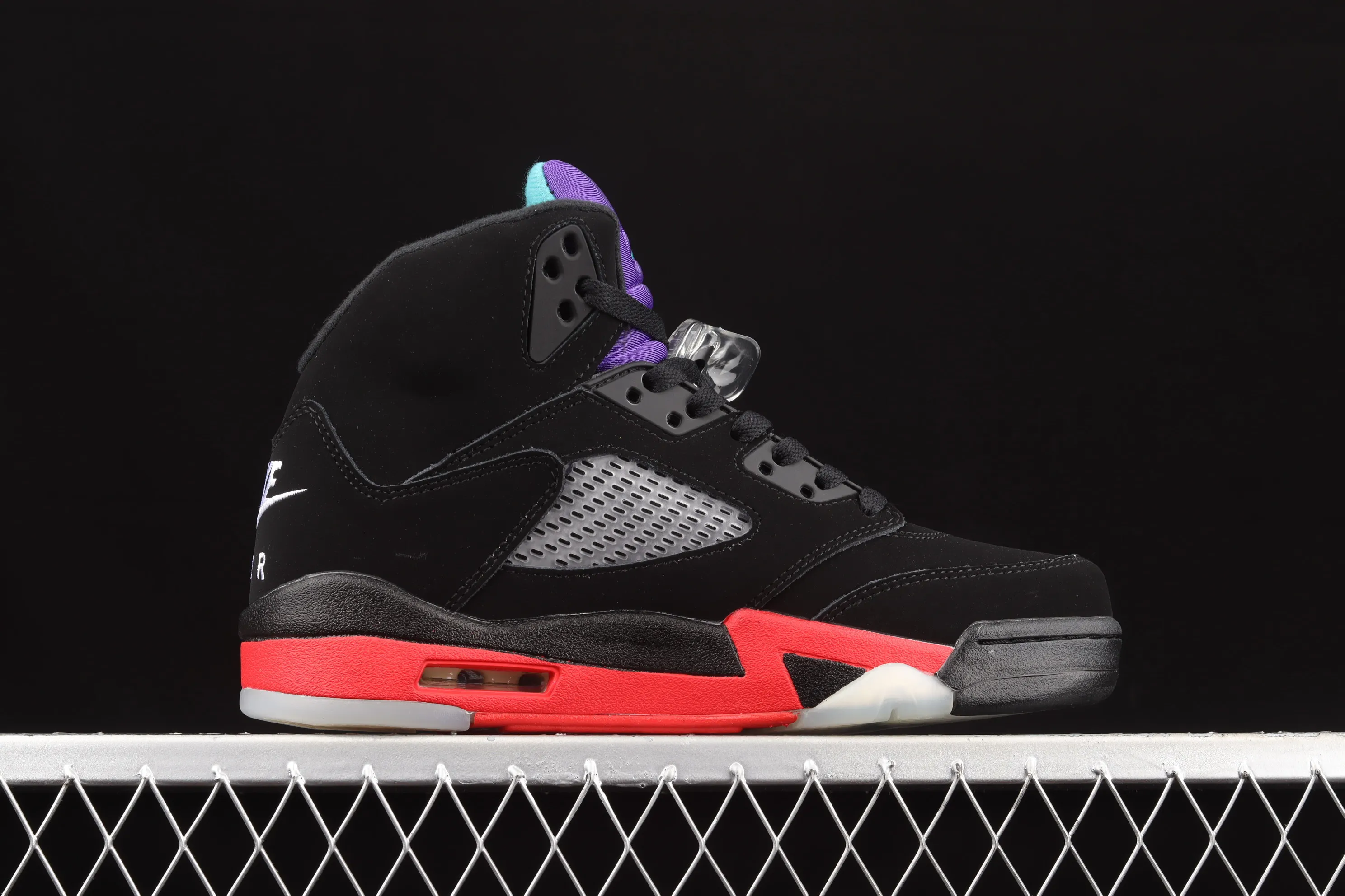 All categories Air Jordan Jordan series basketball shoes Air Jordan 5 G version Air Jordan 5 ''Top 3'' AJ5 Joe 5 grape purple black red CZ1786-001